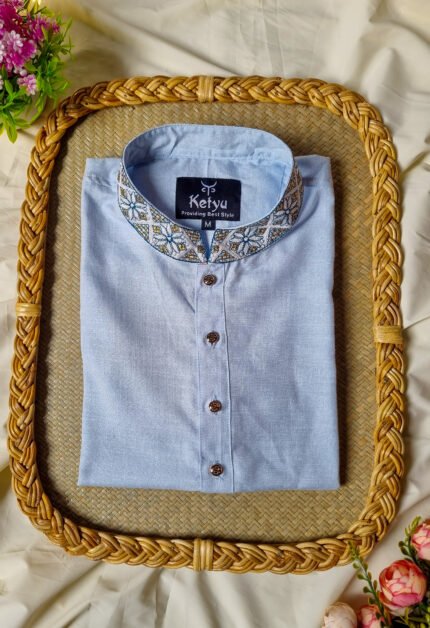 Sky Blue Trendo Panjabi