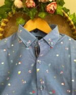 Sky Blue Trendo Print