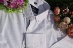 White Black Flower Print - Image 4